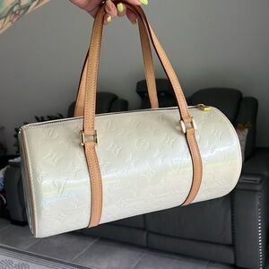 •SOLD• Louis Vuitton vintage Perle vernis Bedford leather handbag